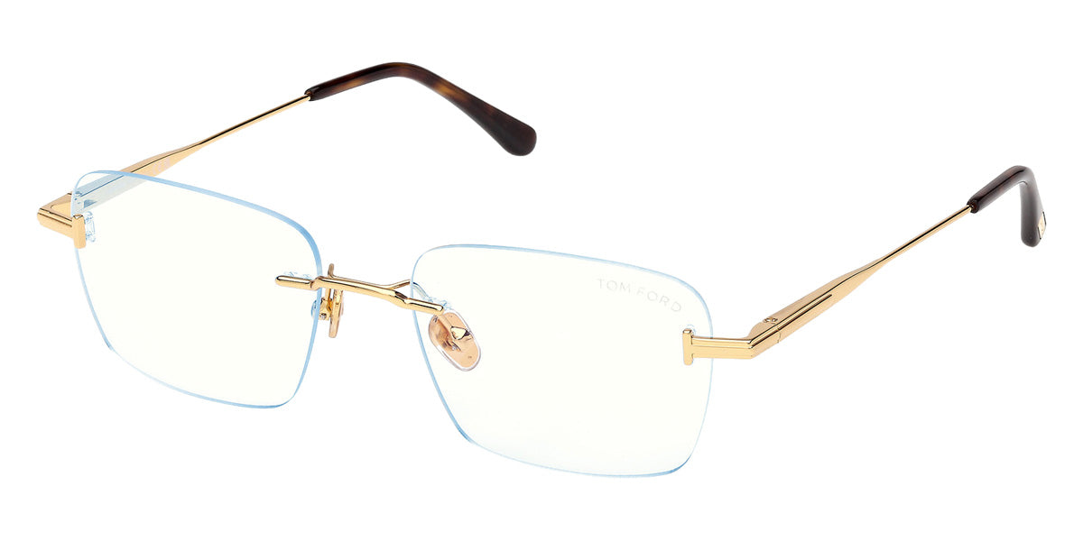 Tom Ford® FT6117-B Eyeglasses FT6117-B 030 54 - 030 - Shiny Deep Gold/Shiny Deep Gold