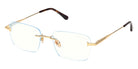 Tom Ford® FT6117-B Eyeglasses FT6117-B 030 54 - 030 - Shiny Deep Gold/Shiny Deep Gold