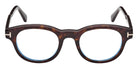 Tom Ford® FT6121-B Eyeglasses FT6121-B 052 47 - 052 - Dark Havana/Dark Havana