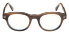 Tom Ford® FT6121-B Eyeglasses FT6121-B 055 47 - 055 - Coloured Havana/Coloured Havana