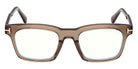 Tom Ford® FT6122-B Eyeglasses FT6122-B 048 51 - 048 - Shiny Dark Brown/Shiny Dark Brown