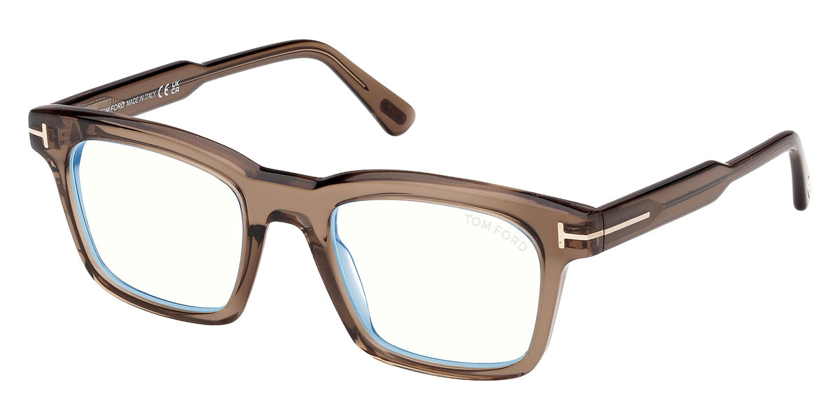 Tom Ford® FT6122-B Eyeglasses FT6122-B 048 51 - 048 - Shiny Dark Brown/Shiny Dark Brown