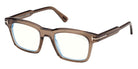 Tom Ford® FT6122-B Eyeglasses FT6122-B 048 51 - 048 - Shiny Dark Brown/Shiny Dark Brown