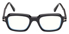 Tom Ford® FT6123-B Eyeglasses FT6123-B 001 48 - 001 - Shiny Black/Shiny Black