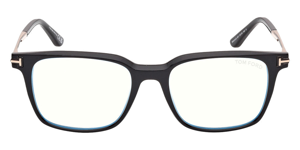 Tom Ford® FT6124-B Eyeglasses FT6124-B 001 53 - 001 - Shiny Black/Shiny Black