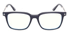 Tom Ford® FT6124-B Eyeglasses FT6124-B 090 53 - 090 - Shiny Blue/Shiny Blue