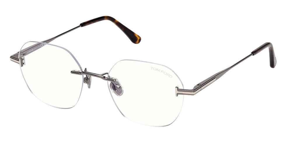 Tom Ford® FT6126-B Eyeglasses FT6126-B 008 52 - 008 - Shiny Gunmetal/Shiny Gunmetal