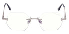 Tom Ford® FT6126-B Eyeglasses FT6126-B 014 52 - 014 - Shiny Light Ruthenium/Shiny Light Ruthenium