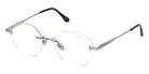 Tom Ford® FT6126-B Eyeglasses FT6126-B 014 52 - 014 - Shiny Light Ruthenium/Shiny Light Ruthenium