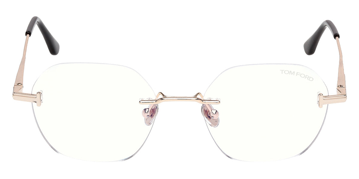 Tom Ford® FT6126-B Eyeglasses FT6126-B 028 52 - 028 - Shiny Rose Gold/Shiny Rose Gold