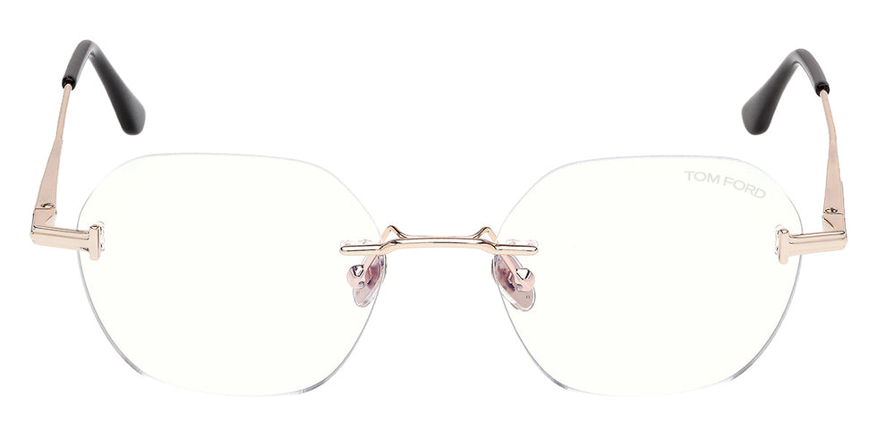 Tom Ford® FT6126-B Eyeglasses FT6126-B 028 52 - 028 - Shiny Rose Gold/Shiny Rose Gold