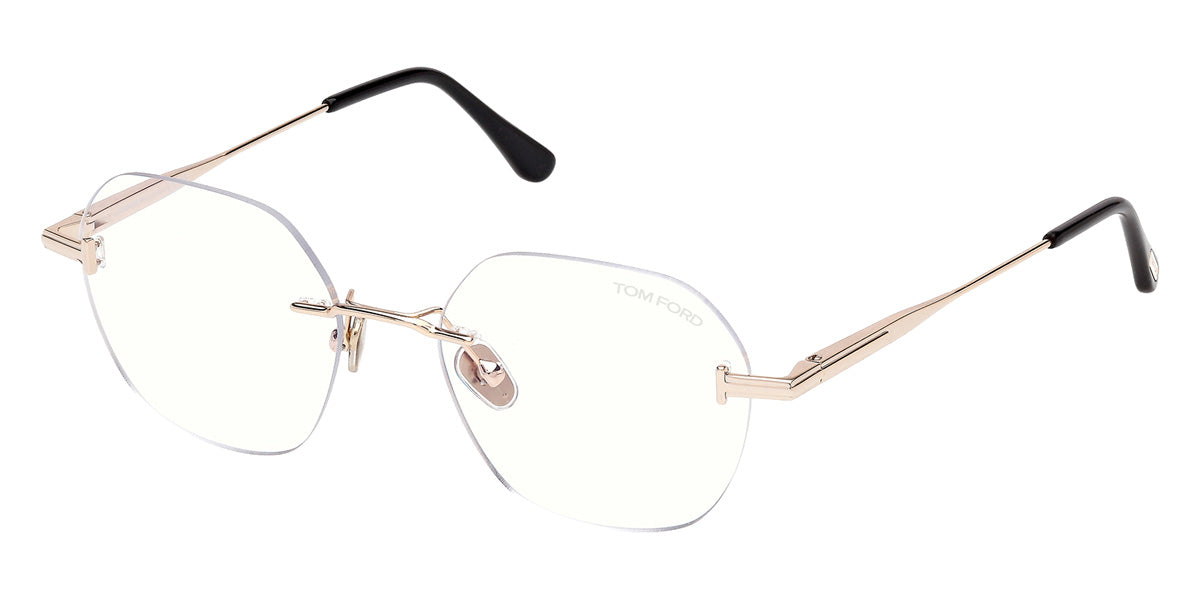 Tom Ford® FT6126-B Eyeglasses FT6126-B 028 52 - 028 - Shiny Rose Gold/Shiny Rose Gold