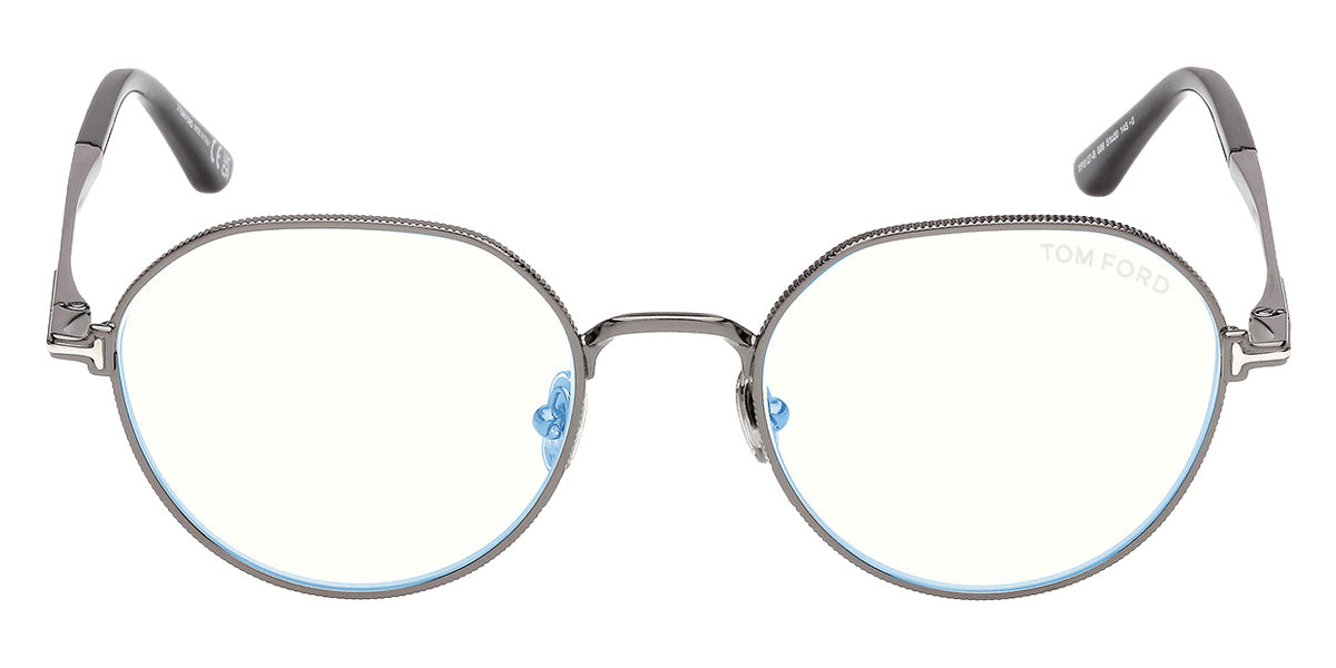 Tom Ford® FT6127-B Eyeglasses FT6127-B 008 51 - 008 - Shiny Gunmetal/Shiny Gunmetal