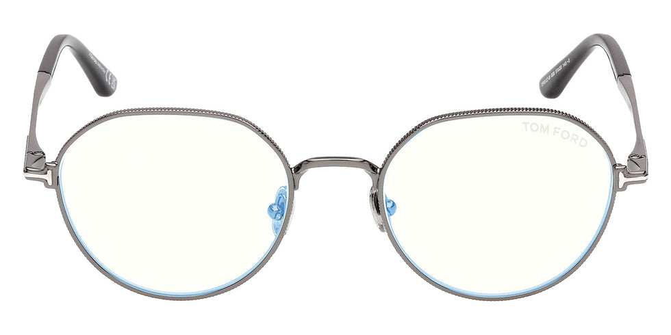 Tom Ford® FT6127-B Eyeglasses FT6127-B 008 51 - 008 - Shiny Gunmetal/Shiny Gunmetal