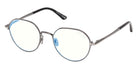 Tom Ford® FT6127-B Eyeglasses FT6127-B 008 51 - 008 - Shiny Gunmetal/Shiny Gunmetal
