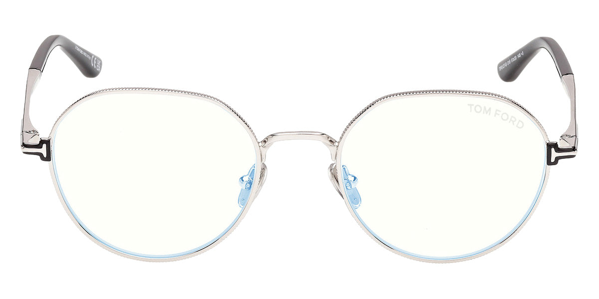 Tom Ford® FT6127-B Eyeglasses FT6127-B 016 51 - 016 - Shiny Palladium/Shiny Black
