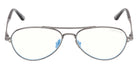 Tom Ford® FT6128-B Eyeglasses FT6128-B 008 56 - 008 - Shiny Gunmetal/Shiny Black