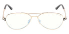 Tom Ford® FT6128-B Eyeglasses FT6128-B 028 56 - 028 - Shiny Rose Gold/Shiny Black