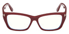 Tom Ford® FT6132-B Eyeglasses FT6132-B 069 54 - 069 - Shiny Bordeaux/Shiny Bordeaux