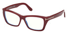 Tom Ford® FT6132-B Eyeglasses FT6132-B 069 54 - 069 - Shiny Bordeaux/Shiny Bordeaux