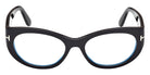 Tom Ford® FT6133-B Eyeglasses FT6133-B 001 54 - 001 - Shiny Black/Shiny Black