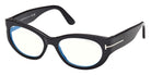 Tom Ford® FT6133-B Eyeglasses FT6133-B 001 54 - 001 - Shiny Black/Shiny Black