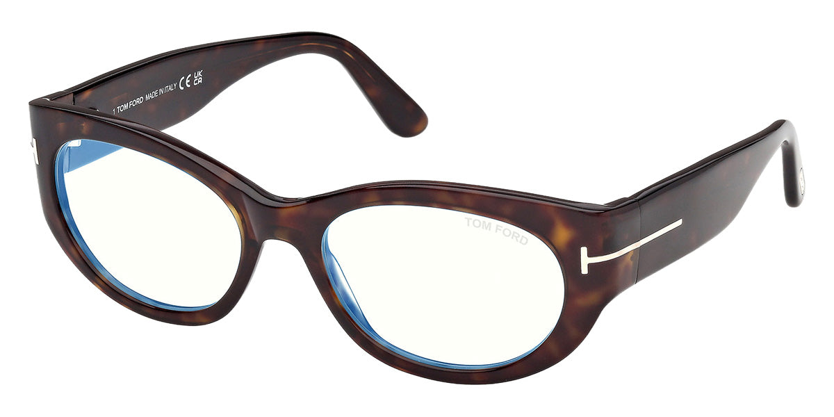 Tom Ford® FT6133-B Eyeglasses FT6133-B 052 54 - 052 - Dark Havana/Dark Havana
