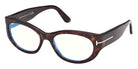 Tom Ford® FT6133-B Eyeglasses FT6133-B 052 54 - 052 - Dark Havana/Dark Havana