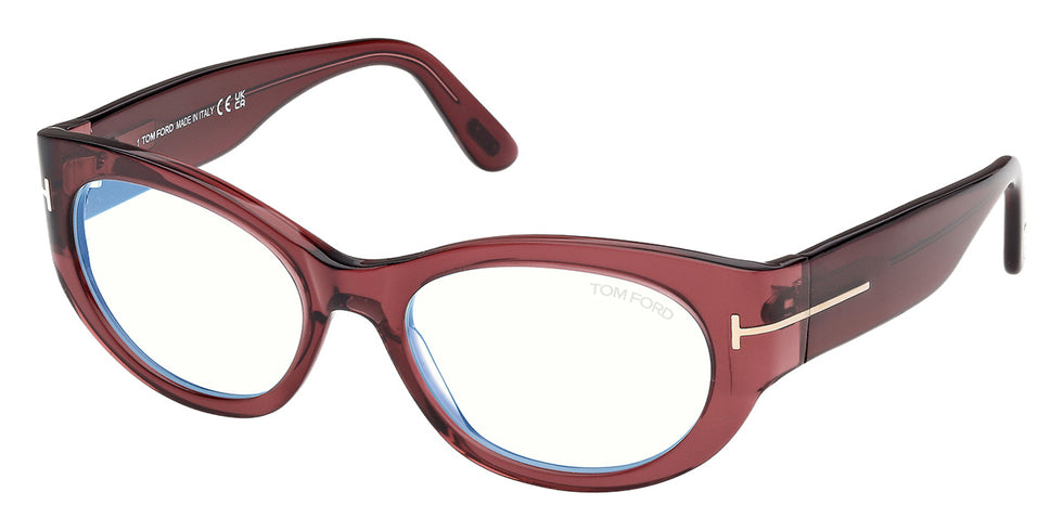 Tom Ford® FT6133-B Eyeglasses FT6133-B 069 54 - 069 - Shiny Bordeaux/Shiny Bordeaux