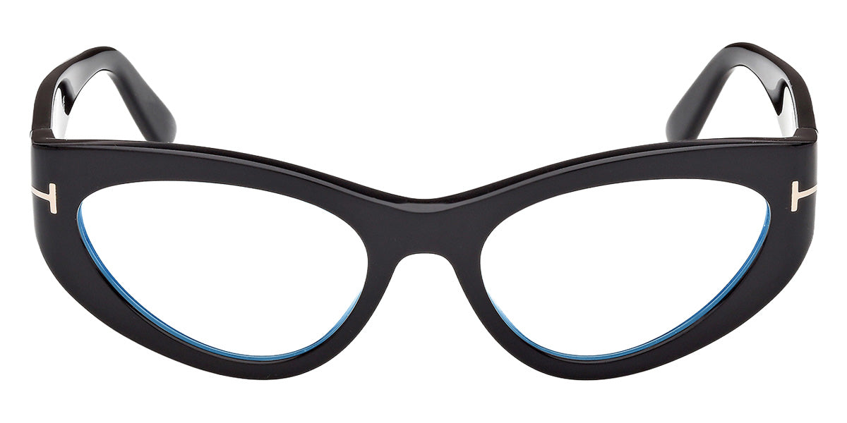 Tom Ford® FT6134-B Eyeglasses FT6134-B 001 55 - 001 - Shiny Black/Shiny Black