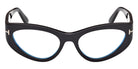 Tom Ford® FT6134-B Eyeglasses FT6134-B 001 55 - 001 - Shiny Black/Shiny Black
