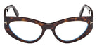 Tom Ford® FT6134-B Eyeglasses FT6134-B 052 55 - 052 - Dark Havana/Dark Havana