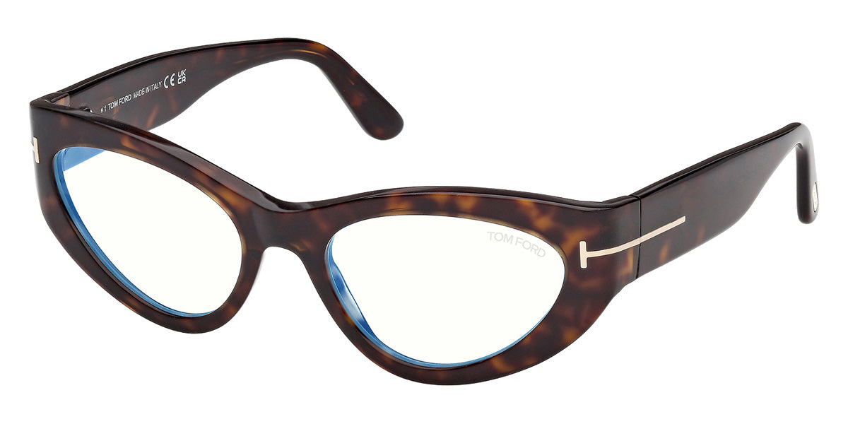 Tom Ford® FT6134-B Eyeglasses FT6134-B 052 55 - 052 - Dark Havana/Dark Havana