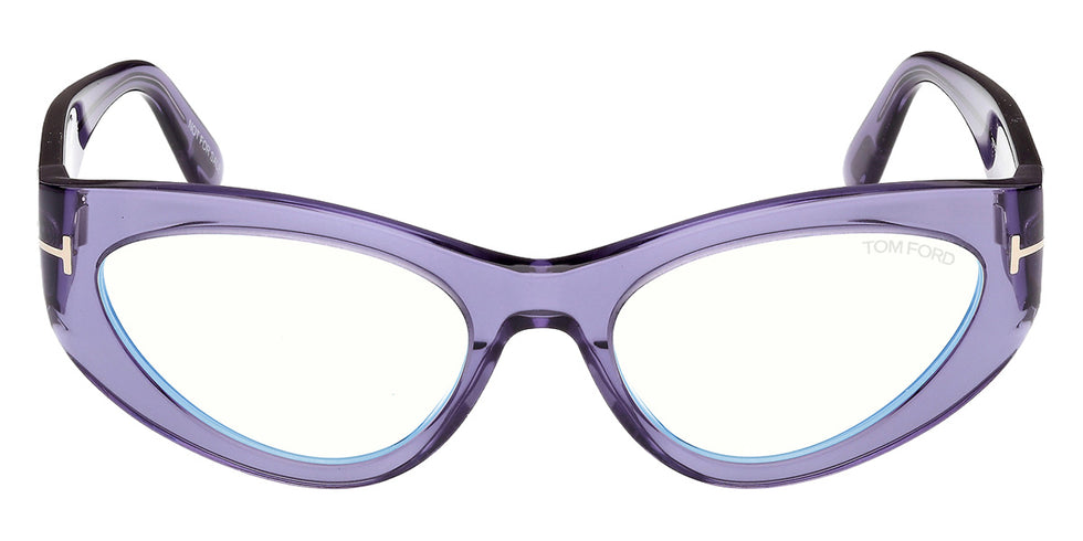Tom Ford® FT6134-B Eyeglasses FT6134-B 081 55 - 081 - Shiny Violet/Shiny Violet