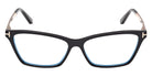 Tom Ford® FT6135-B Eyeglasses FT6135-B 001 56 - 001 - Shiny Black/Shiny Black