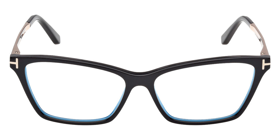 Tom Ford® FT6135-B Eyeglasses FT6135-B 001 56 - 001 - Shiny Black/Shiny Black