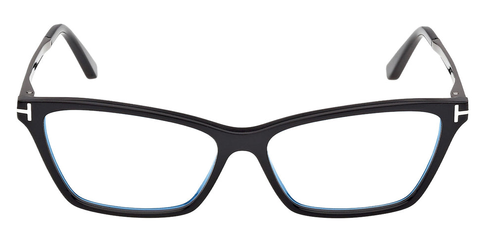 Tom Ford® FT6135-B Eyeglasses FT6135-B 005 56 - 005 - Shiny Black/Shiny Gunmetal
