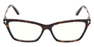 Tom Ford® FT6135-B Eyeglasses FT6135-B 052 56 - 052 - Dark Havana/Shiny Rose Gold