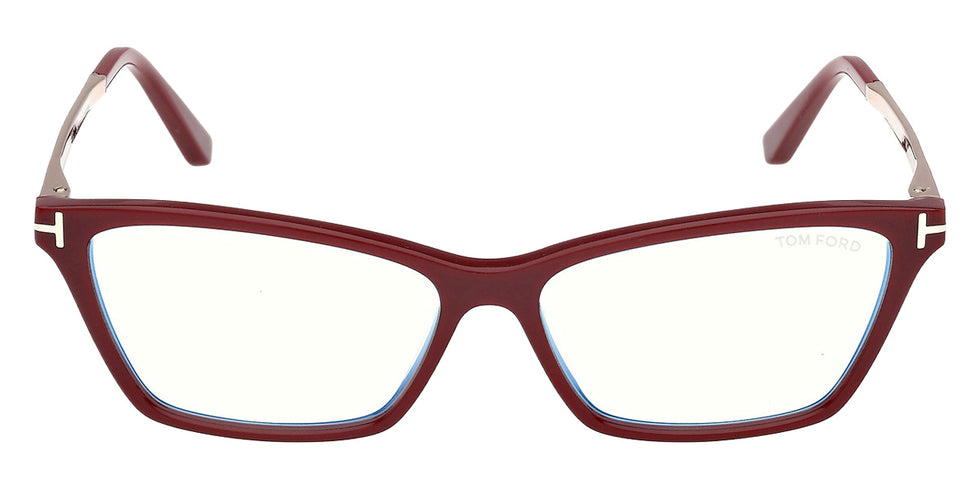 Tom Ford® FT6135-B Eyeglasses FT6135-B 069 56 - 069 - Shiny Bordeaux/Shiny Bordeaux