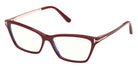 Tom Ford® FT6135-B Eyeglasses FT6135-B 069 56 - 069 - Shiny Bordeaux/Shiny Bordeaux