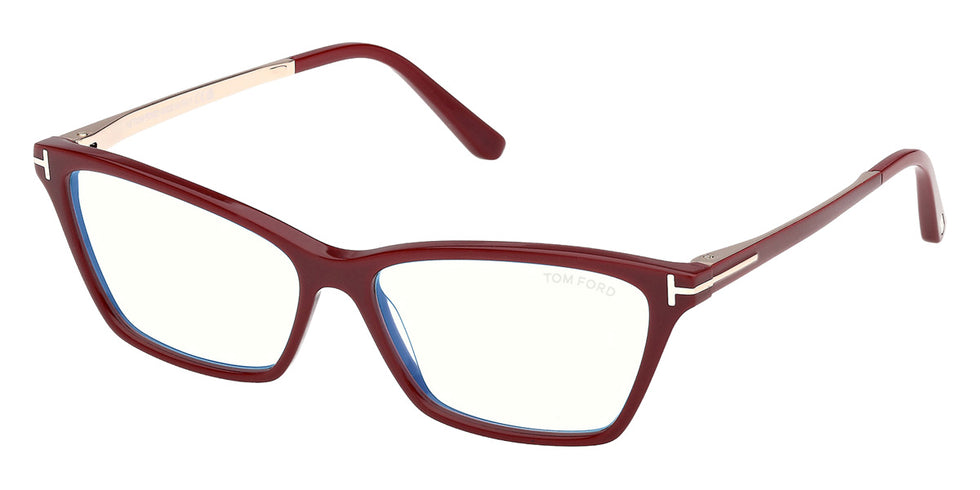 Tom Ford® FT6135-B Eyeglasses FT6135-B 069 56 - 069 - Shiny Bordeaux/Shiny Bordeaux