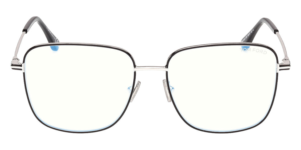 Tom Ford® FT6136-B Eyeglasses FT6136-B 005 56 - 005 - Shiny Black/Shiny Black