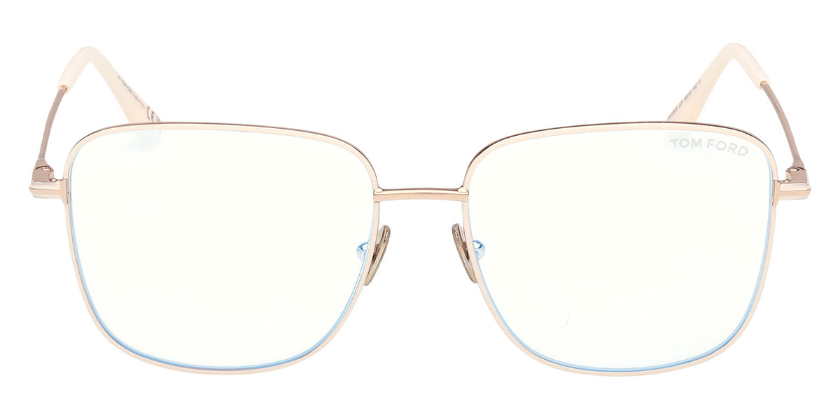 Tom Ford® FT6136-B Eyeglasses FT6136-B 025 56 - 025 - Shiny Ivory/Shiny Ivory