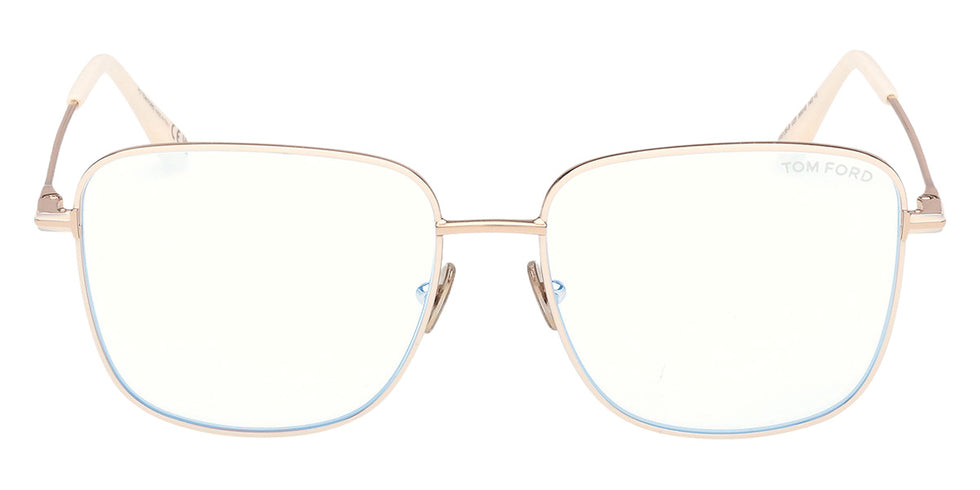 Tom Ford® FT6136-B Eyeglasses FT6136-B 025 56 - 025 - Shiny Ivory/Shiny Ivory