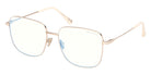 Tom Ford® FT6136-B Eyeglasses FT6136-B 025 56 - 025 - Shiny Ivory/Shiny Ivory