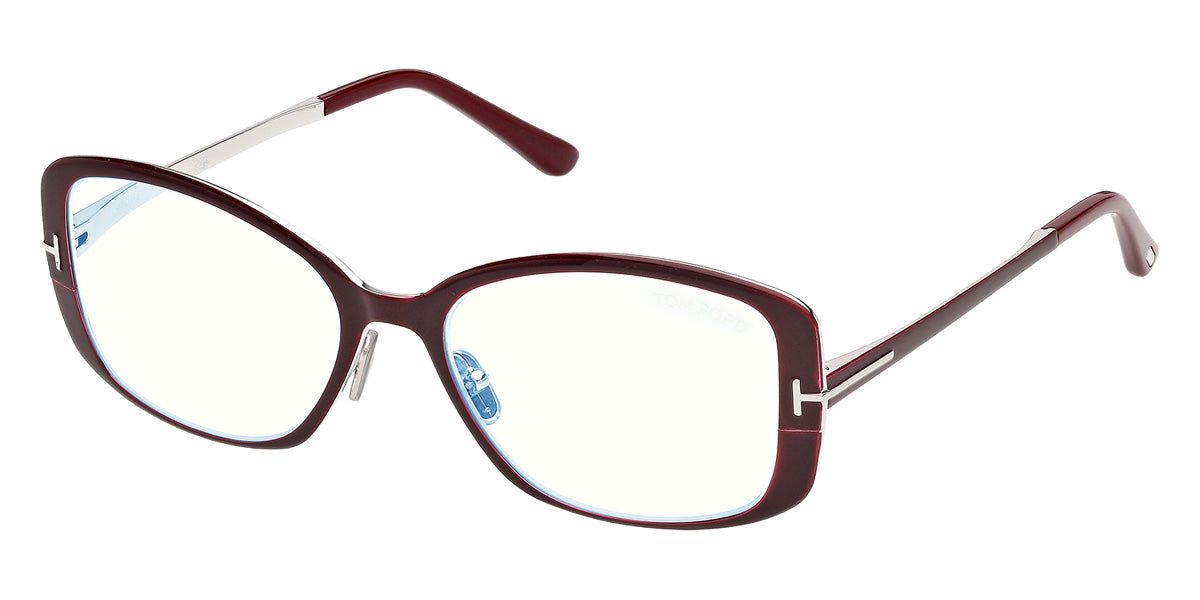 Tom Ford® FT6138-B Eyeglasses FT6138-B 069 54 - 069 - Shiny Bordeaux/Shiny Bordeaux
