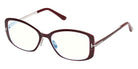 Tom Ford® FT6138-B Eyeglasses FT6138-B 069 54 - 069 - Shiny Bordeaux/Shiny Bordeaux