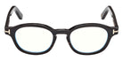 Tom Ford® FT6145-B-P Eyeglasses FT6145-B-P 063 49 - 063 - Black Horn/Black Horn