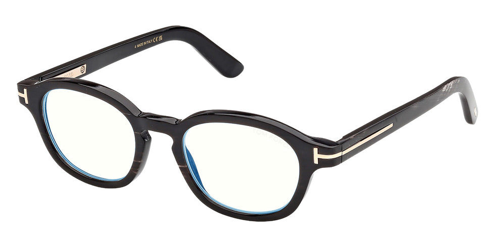 Tom Ford® FT6145-B-P Eyeglasses FT6145-B-P 063 49 - 063 - Black Horn/Black Horn