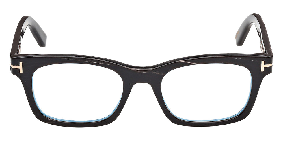 Tom Ford® FT6146-B-P Eyeglasses FT6146-B-P 063 52 - 063 - Black Horn/Black Horn